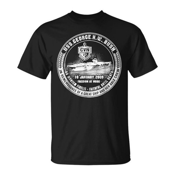 SR Uss George Hw Bush Cvn77 T-shirt