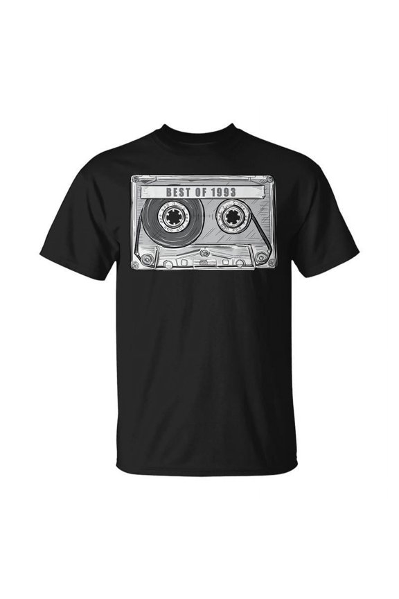 Vintage Best Of 1993 30S Birthday Cassette Thirty Birthday T-shirt
