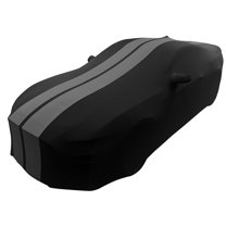 SR1 Performance 2005-2014 Ford Mustang Ultraguard Sport Series Stretch Satin Indoor Car Cover Black/Gray