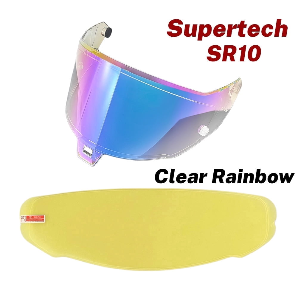 R10 Helmet Visor for Alpinestars Supertech SR10 Face Shield with Anti Fog Film