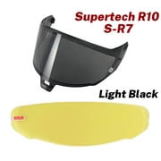 R10 Helmet Visor for Alpinestars Supertech, S-R7 Face Shield with Anti Fog Film