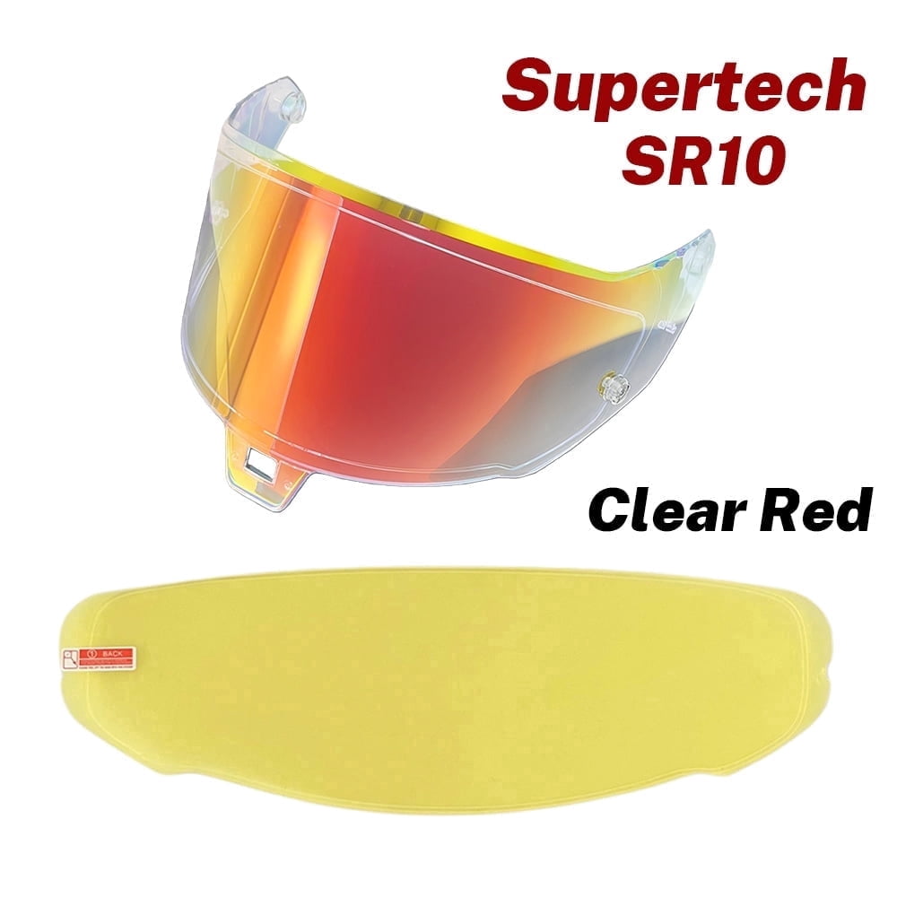 R10 Helmet Visor for Alpinestars Supertech SR10 Face Shield with Anti Fog Film