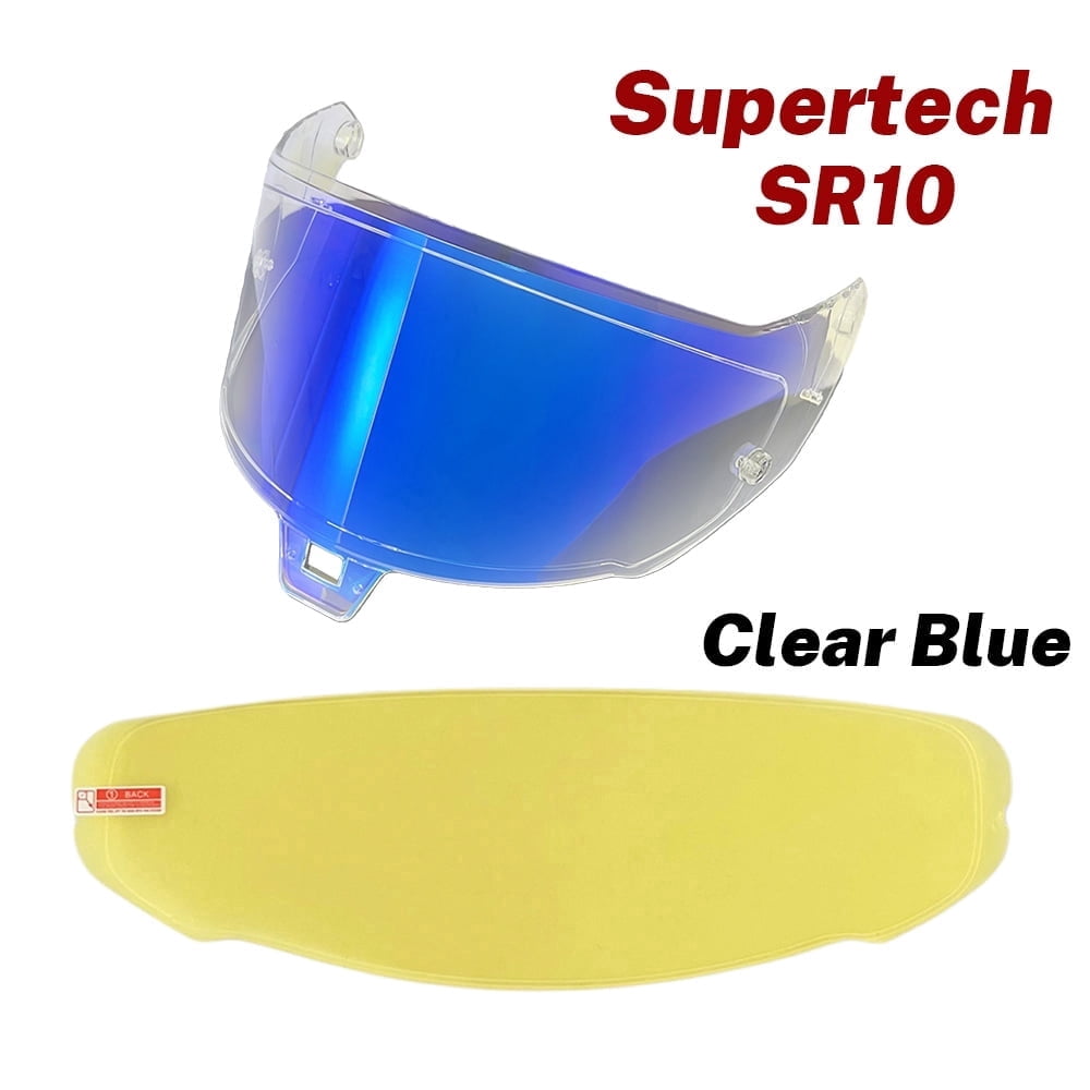R10 Helmet Visor for Alpinestars Supertech SR10 Face Shield with Anti Fog Film