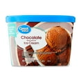 thumbnail image 1 of Great Value 0 Sugar, Chocolate Reduced Fat Ice Cream, 48 fl oz Tub, 1 of 8