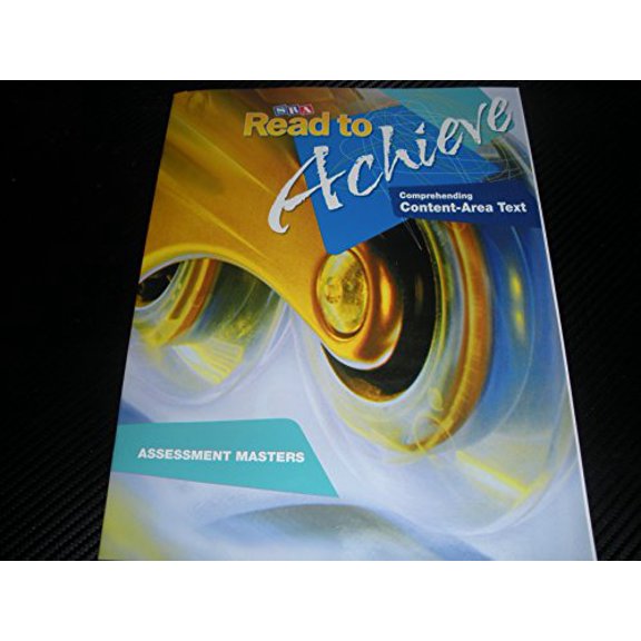 Pre-Owned SRA Read to Achieve Comprehending Content-Area Text Assessment Masters Paperback
