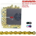 thumbnail image 1 of SRAM 12 Speed Chain PC-XX1-Eagle 126 Links Gold Hollow Pin Mountain E-Bike Chain, 1 of 2