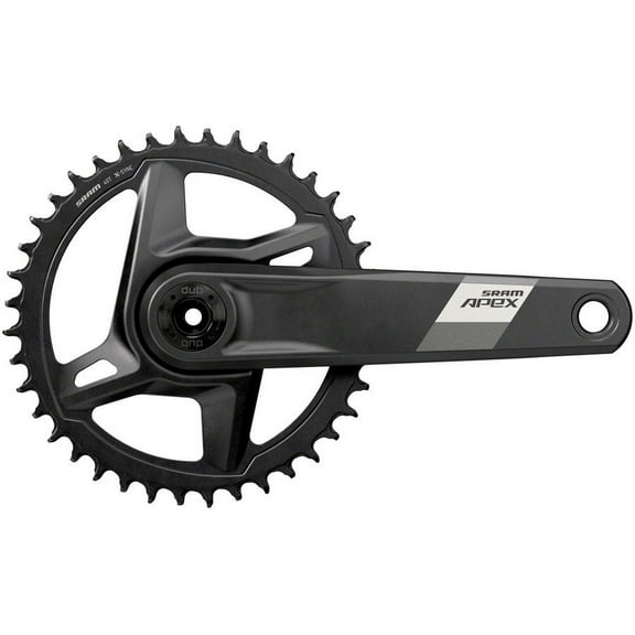 SRAM Apex D1 Crankset Speed: 12, Spindle: 28.99mm, BCD: Direct Mount, 40, DUB, 175mm, Black, Road Disc