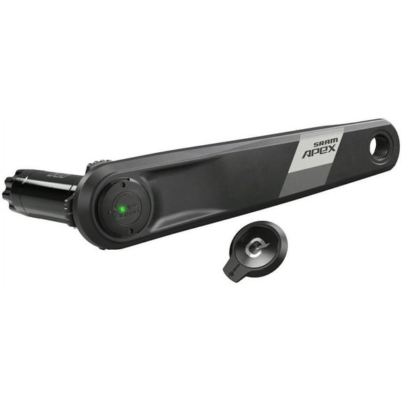 SRAM Apex AXS Wide Left Crank Arm and Power Meter Spindle Assembly - 175mm, 12-Speed, DUB Spindle Interface, Black, D1