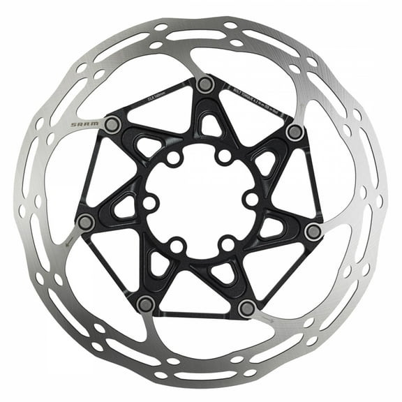 SRAM Centerline X Disc Brake Rotor - 140mm, 6-Bolt, Ti Bolts, Silver/Black