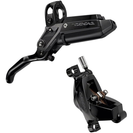 SRAM Code Silver Stealth Disc Brake and Lever - Front, Post Mount, 4-Piston, Aluminum Lever, SS Hardware, Black, C1