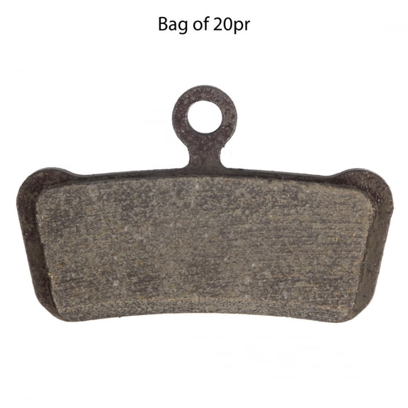 SRAM Disc Brake Pads - Organic Compound, Steel Backed, Powerful, For Trail, Guide, and G2, Box/20 Pair