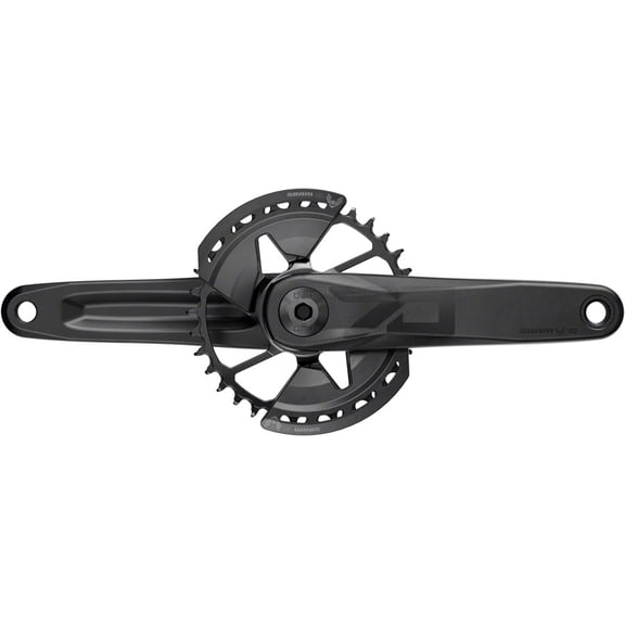 SRAM Eagle 70 T-Type Wide Crankset - 155mm, 12-Speed, 32t Chainring, Direct Mount, 2-Guards, DUB Spindle Interface,