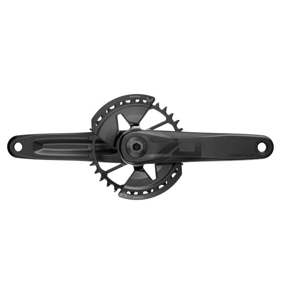 SRAM Eagle 70 T-Type Wide Crankset - 165mm, 12-Speed, 32t Chainring, Direct Mount, 2-Guards, DUB Spindle Interface,