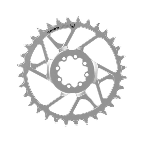 SRAM Eagle 90 T-Type Direct Mount Chainring - 32t, 12-Speed, 8-Bolt Direct Mount, 3mm Offset, Steel, Silver