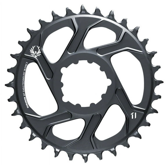 SRAM Eagle X-SYNC 2 Direct Mount Chainring - 30t Direct Mount -4mm Offset Lunar Grey
