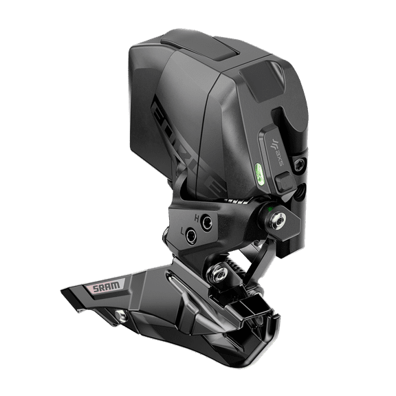 SRAM Force AXS Front Derailleur - 2x12-Speed, Braze-on, (Battery Not Included), Black, E1