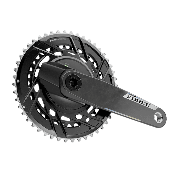 SRAM Force AXS Power Meter Crankset - 175mm, 12-Speed, 48/35t Thread Mount, 8-Bolt PM Spider, DUB Spindle, Carbon, E1