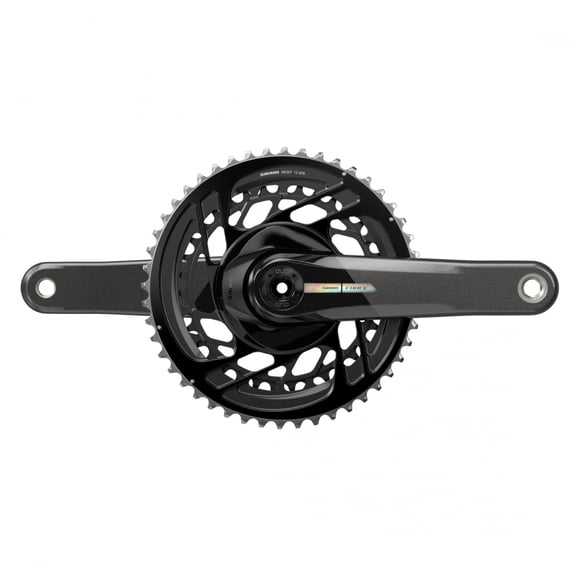 SRAM Force Crankset - 175mm, 2x 12-Speed, 46/33t, Direct Mount, DUB Spindle Interface, Iridescent Gray, D2