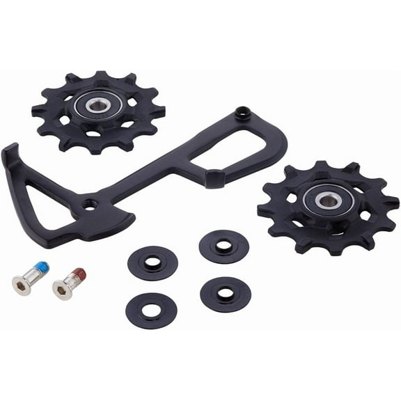 SRAM GX 1X11/Force1/Rival1 Type 2.1 Rear Derailleur Pulley Kit and Long Cage Assembly