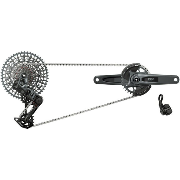SRAM GX T-Type Eagle Transmission Groupset - 165mm Crank, 32t Chainring, AXS POD Controller, 10-52t Cassette, Rear