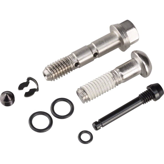 SRAM Guide Stainless Steel Caliper Hardware Kit - Includes Body Bolt, Banjo Bolt, Bleed Screw, Pad Pin
