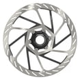 thumbnail image 1 of SRAM HS2 Disc Brake Rotor - 220mm, Center Lock, Rounded, Silver/Black, 1 of 1