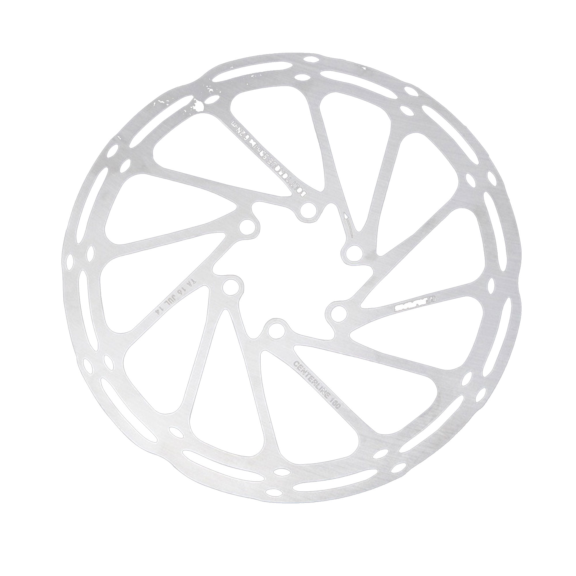 SRAM MTB Road Bike Disc Brake Rotor 160 180 203mm Centerline Brake