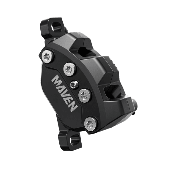 SRAM Maven Base Disc Brake and Lever - Rear or Front, 2000mm Hose, Post Mount, 4-Piston, Aluminum Lever, SS Hardware,