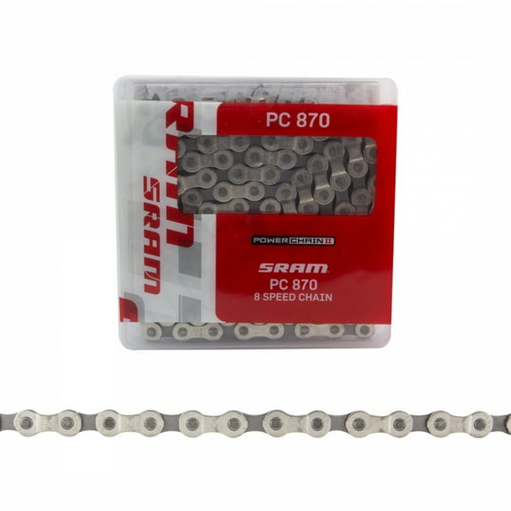 SRAM PC-870 678 speed Chain Silver with Powerlink