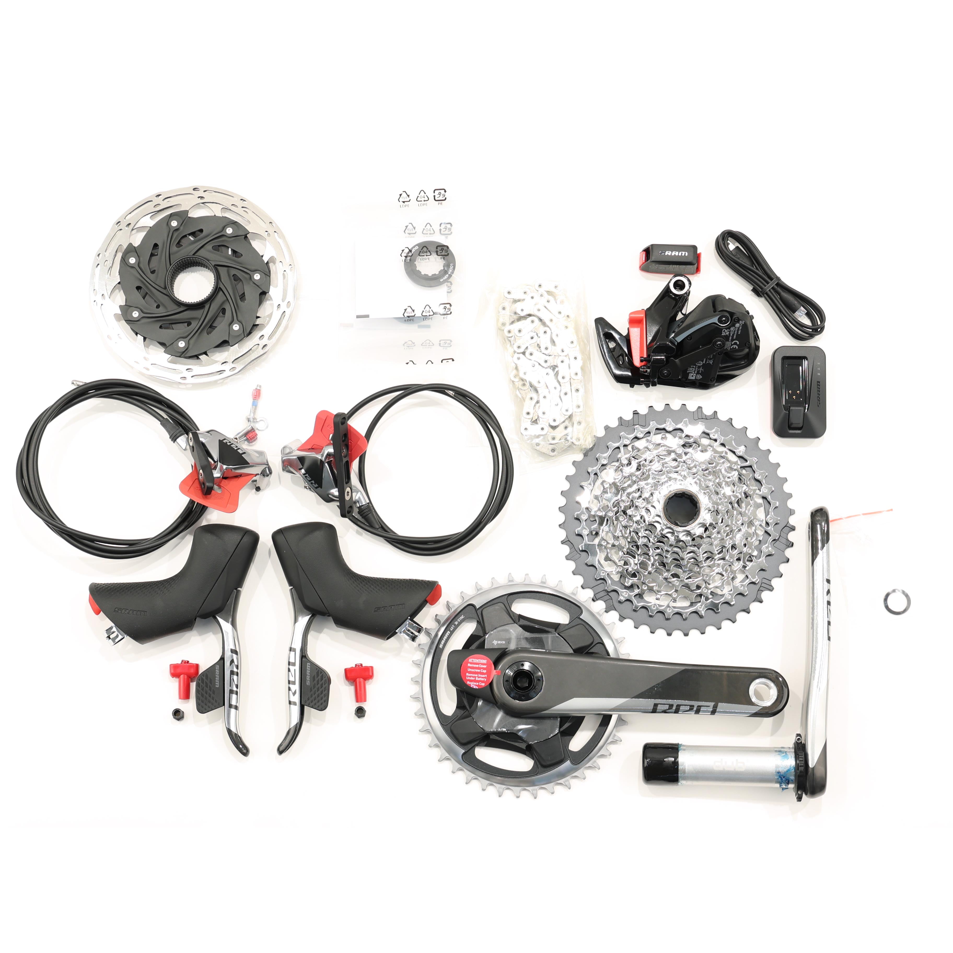 SRAM RED AXS XPLR 1x12 Power-Meter Groupset, 175mm, 40T, 10