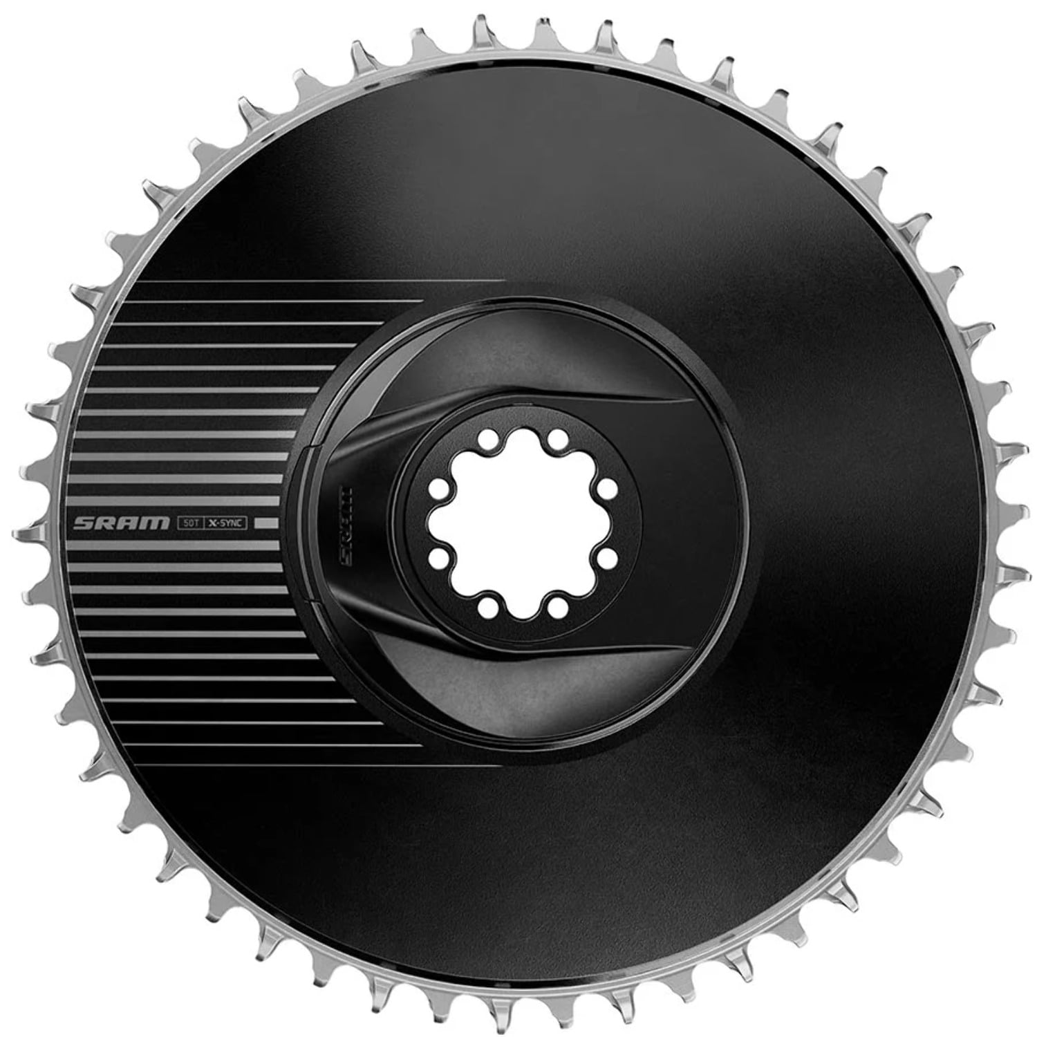 SRAM RED Aero X-Sync Direct Mount Chainring - 50t, 12-Speed, 8-Bolt ...