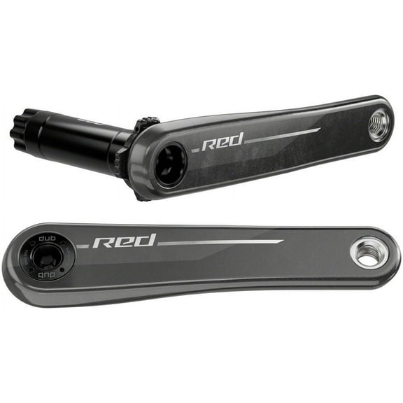 SRAM RED Crank Arm Assembly - 155mm, 12-Speed, 8-Bolt Direct Mount, DUB Spindle Interface, Natural Carbon, E1
