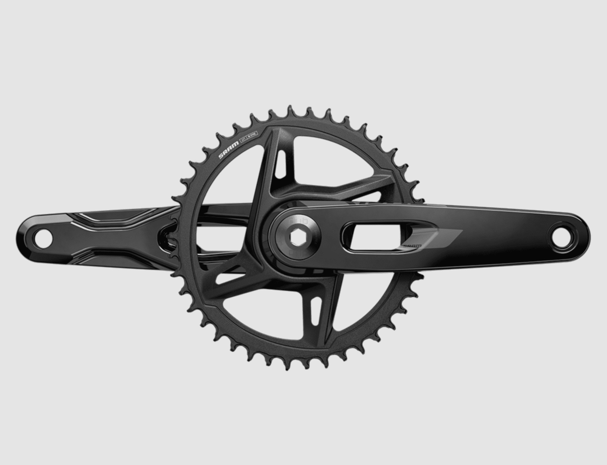 SRAM RED 1x XPLR Wide Crankset - 175mm 13-Speed 42t Natural Carbon