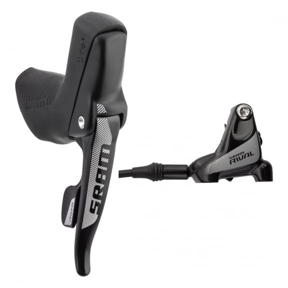 SRAM Rival 22 Flat Mount Hydraulic Disc Brake with Rear Shifter and 1800mm Hose, Rotor Sold Separately