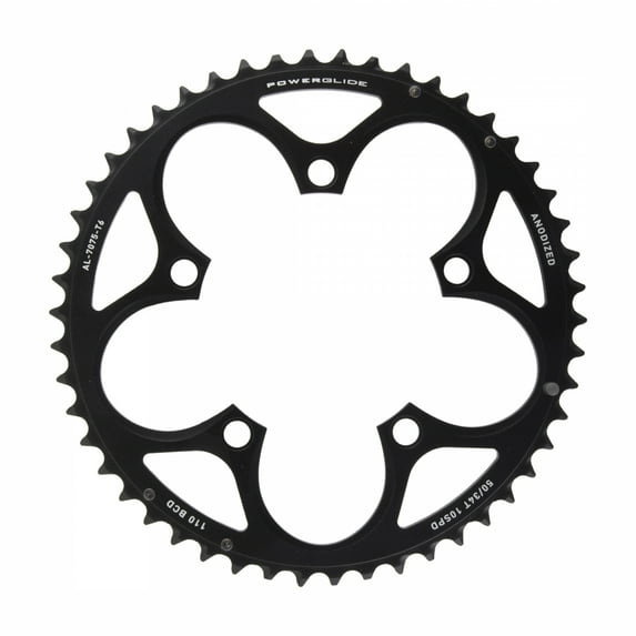 SRAM Road 10 Chainring - Black Tooth Count: 50 Chainring BCD: 110
