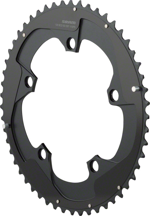 SRAM Road 22 Chainring Black Tooth Count 53 Chainring BCD 130
