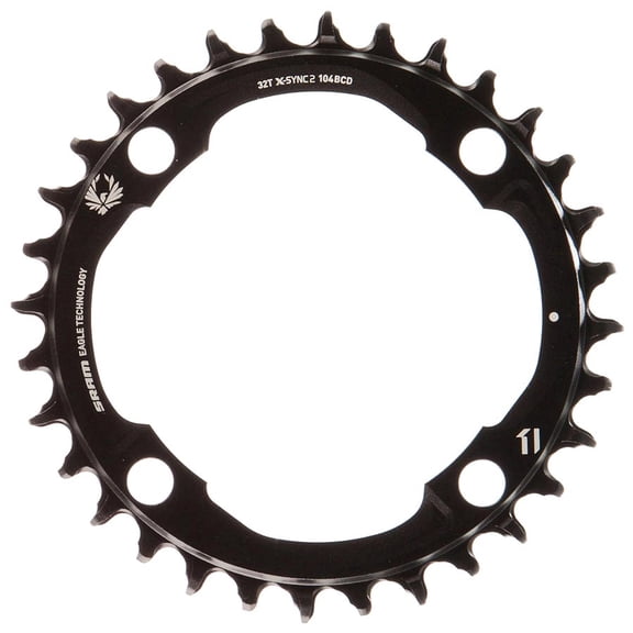 SRAM X-Sync 2 Chainring- Tooth Count: 32 Chainring BCD: 104