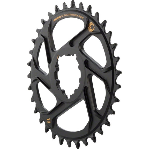 SRAM X-Sync 2 Eagle Direct Mount Chainring 34T Boost 3mm Offset Gold Logo