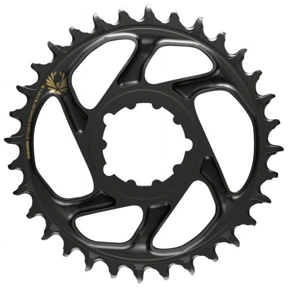SRAM X-Sync 2 SL Bicycle Chainring - 34T 11/12 Speed Direct Mount - Gold - 11.6218.040.002