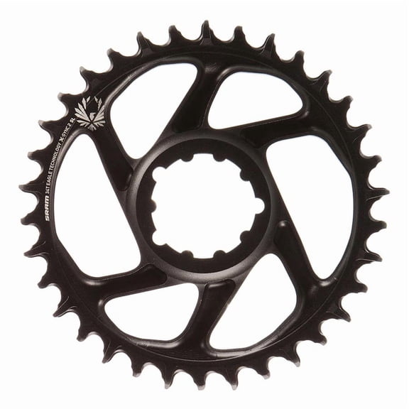 SRAM X-Sync 2 Eagle SL Direct Mount Chainring 34T Boost 3mm Offset, Black with Gray Logo