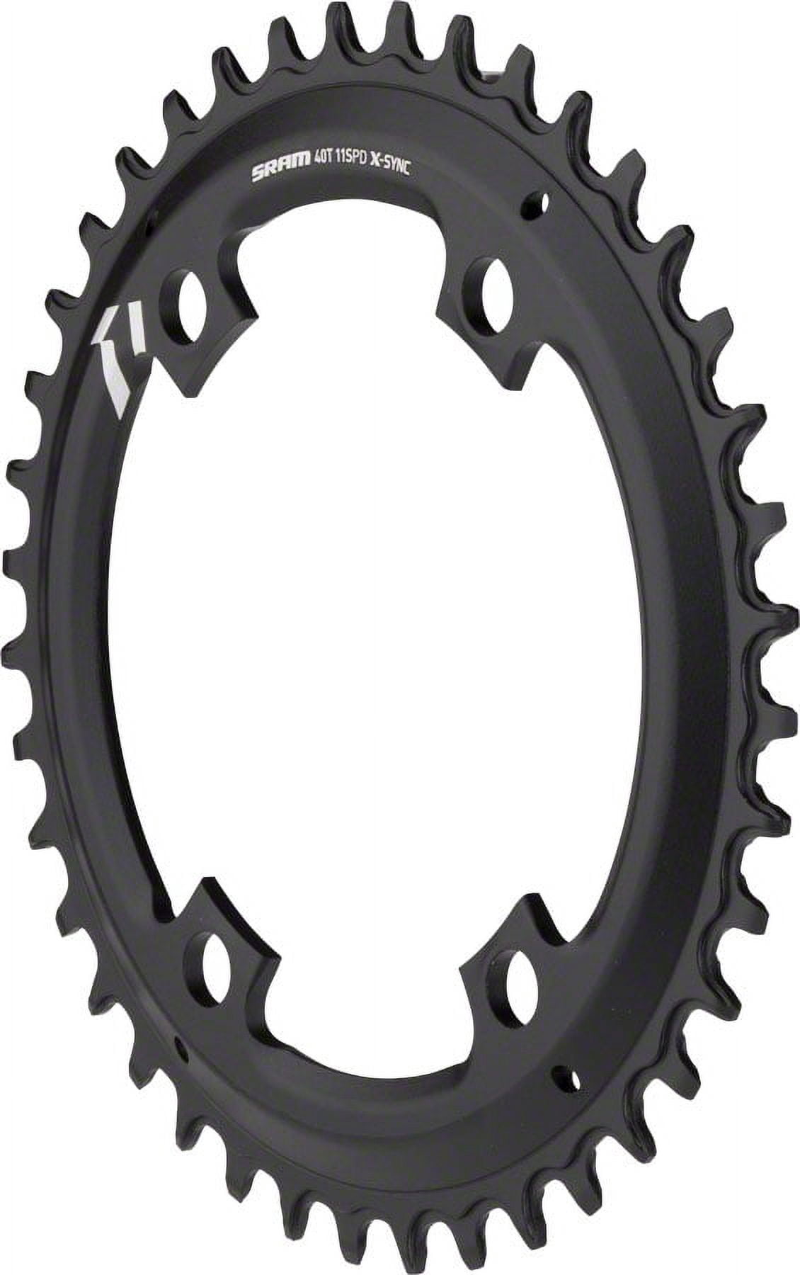X Sync Chain Rings SRAM X-Sync Chainring- Black Tooth Count: 40 Chainring BCD: 110 SRAM ...