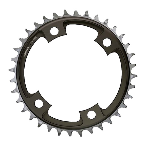 SRAM X-Sync Road Chainring- Black Tooth Count: 46 Chainring BCD: 107