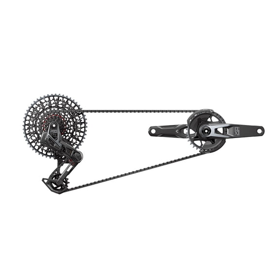 SRAM X0 T-Type Eagle V2 AXS Groupset, 175mm, Black