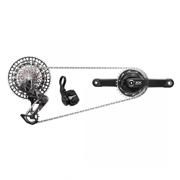 SRAM XX SL T-Type Eagle AXS Power Meter Groupset 170mm Blk