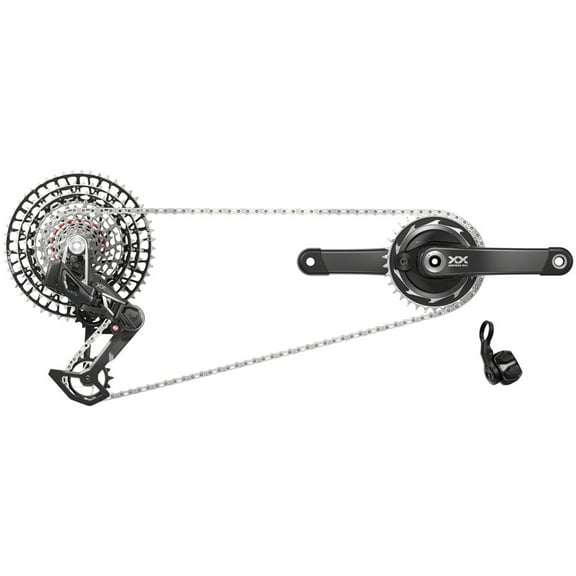 SRAM XX SL T-Type Eagle Transmission Power Meter Group - 170mm, 34t Chainring, AXS POD Controller, 10-52t Cassette, Rear