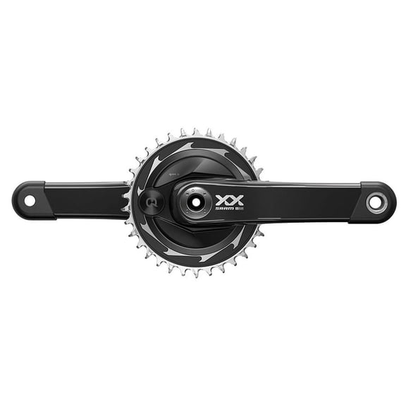 SRAM XX SL T-Type Power Meter, Power Meter Crankset, Speed: 12, Spindle: 28.99mm, BCD: Thread Mount, 34, DUB, 165mm,