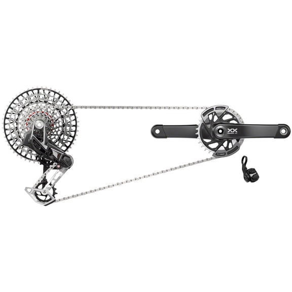 SRAM XX T-Type Eagle Transmission Groupset - 170mm Crank, 32t Chainring, AXS POD Controller, 10-52t Cassette, Rear