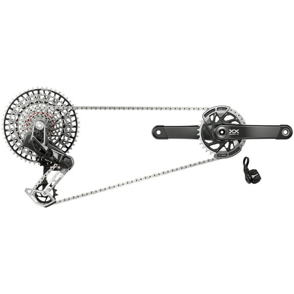 SRAM XX T-Type Eagle Transmission Groupset - 165mm Crank, 32t Chainring, AXS POD Controller, 10-52t Cassette, Rear