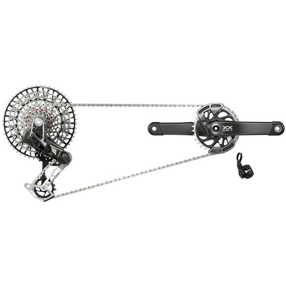 SRAM XX T-Type Eagle Transmission Groupset - 170mm Crank, 32t Chainring, AXS POD Controller, 10-52t Cassette, Rear