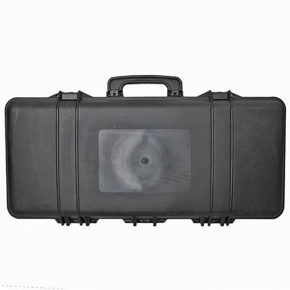 SRC 27 inch 68cm Hard Storage Case Durable Soft Foam Padding Carrying Handle Lockable Black